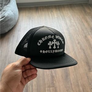 Chrome Hearts King Taco Trucker Hat Black